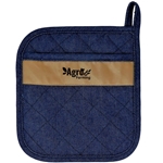 Lindstrom Quilted Potholder W/Vegan Leather