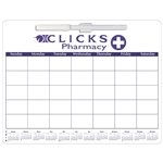 Memo Board Calendar w/ Mag