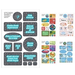 Flair 7" X 11 " Sticker Sheet