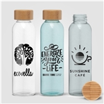 Alpine - 17 oz Glass Bottle with Bamboo Lid