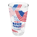 16 oz Pint Glass - USA, Mirror Printing