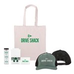 Time to Golf Kit in Canvas Tote