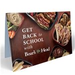8 X 5.5 Plastic Table Tent Sign