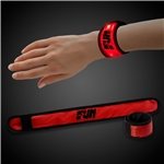 Red LED Slap Bracelet