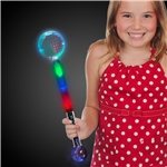 Jumbo Light Up Circle Wand with Prism Ball