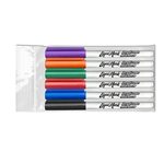 Fine Point Dry Erase Marker 6 Pack - USA Made