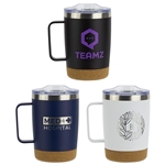 Sapora 12 oz Vacuum Insulated Stainless Steel Mug with Cork Base