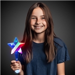Flashing Star Wand USA - 10"