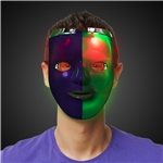 Mardi Gras LED Double Face Mask
