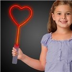 Red Heart Neon Wand
