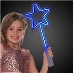 Blue Star Neon Wand