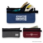 Heathered Accessory Pouch