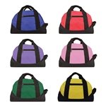 Mini Two-tone Duffle Bag