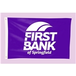 3-ft. H x 5-ft. W Team Flag (SINGLE SIDE PRINT)