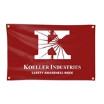2-ft. H x 3-ft. W Fabric Banner (SINGLE SIDE PRINT)