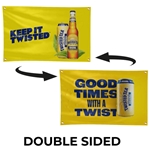 2-ft. H x 3-ft. W Fabric Banner (DOUBLE SIDED)