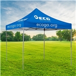10-ft. Square Event Tent Full-Color Dye Sublimation (4 Locations)