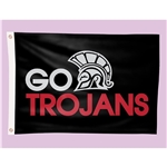 2-ft. H x 3-ft. W Team Flag (SINGLE SIDE PRINT)