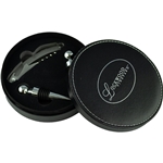 Vino Vinyl Leather Wine Opener Set
