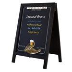 32" Deluxe Wood A-Frame Imprinted Chalkboard Kit
