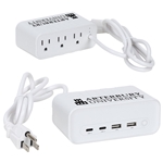 Relay 5 Ft. Charging Station with Type-C, USB & AC Outlets