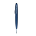 Lamy STUDIO Blue Metal Ballpoint Pen w/ Trademark Clip