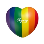 b.free Rainbow Pride Heart Shape Stress Ball