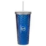 b.free Rainbow Pride 22oz Sparkle Straw Tumbler