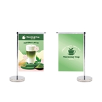 DisplaySplash Tabletop Vertical Flag - Double Sided