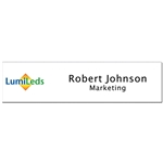 Moniker Full Color Name Plate: 8" x 2"