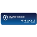 Tucson Express Plastic Name Badge: 3" X 1"