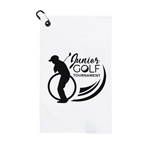 Junior Golf Towel - White