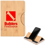 5x7 Maui Faux Bamboo Notebook with Phone Holder