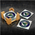Bamboo Coaster Set
