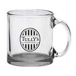 Red Eye 13 oz Libbey Clear Glass Coffee Mug