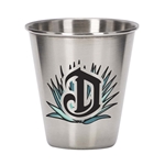 Pound One 2.5 oz Metal Shot Glass