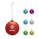 Chrome Round Disk Ornament