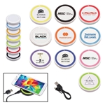 10w White Qi Wireless Puck Smartphone Charging Pad