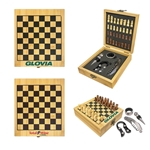 Chess Board & Wine Set