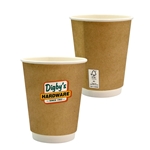 12 oz Full Color Dusky Paper Cup