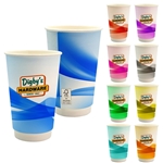 16 oz Full Color Groovy Paper Cup