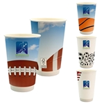 16 oz Full Color Sporty Paper Cup