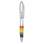 Prime Line Rainbow Pride LGBTQ+ Recycled ABS Ballpoint Pen