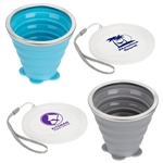 Groove 9 oz Collapsible Silicone Cup with Lid