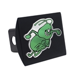 Metal Hitch Cover - with custom shape metallic acrylic emblem