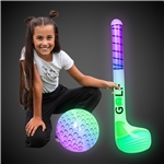 Light Up Golf Club and Ball Inflatable Set
