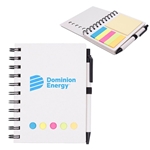 EcoNote Milk Carton Journal Book with Sticky Note and Pen