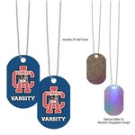 Acrylic Dog Tag With Chain