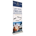 33.5" Deluxe Pro Retractor Single-Banner Kit (Dry-Erase Media)