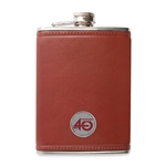 Ahead Leather Flask